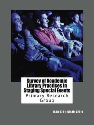 cover image of Survey of Academic Library Practices in Staging Special Events